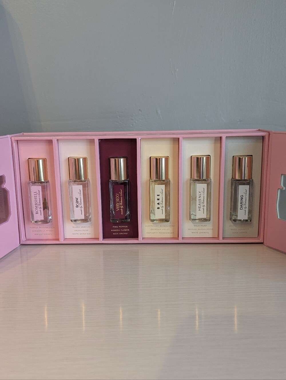 Victoria's Secret 6 mini fragrance The Fitting Room discovery set 10ml each - Picture 2 of 8
